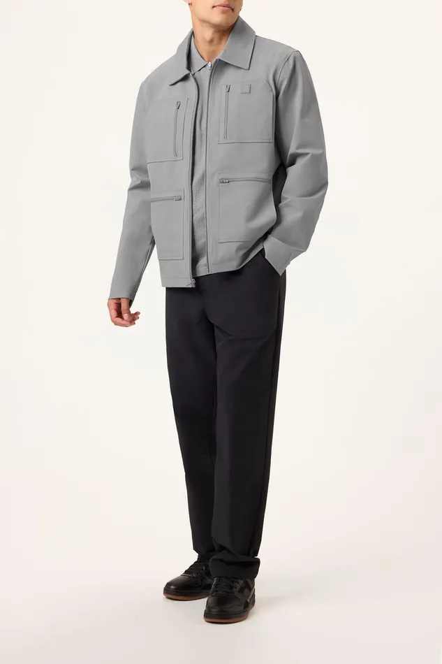 Coats and Jackets Men Fila 4 Pocket Tour Jacket 050 Ultimate Grey Coats and Jackets Men Fila 4 Pocket Tour Jacket 050 Ultimate Grey