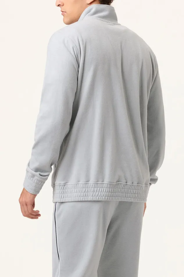 Coats and Jackets Men Fila Velour Track Jacket 068 Highrisefila Navywhite Coats and Jackets Men Fila Velour Track Jacket 068 Highrisefila Navywhite