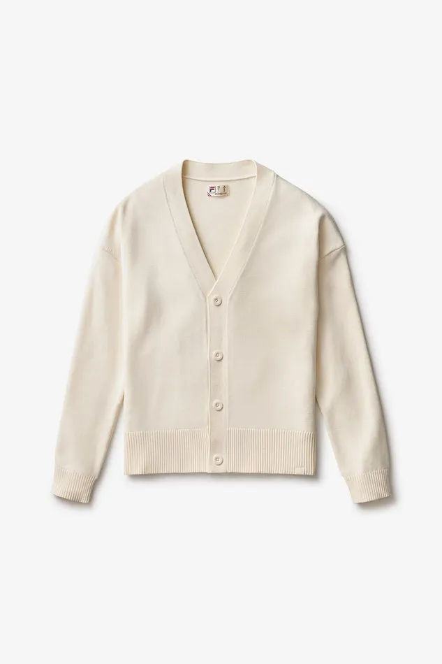 Coats and Jackets Women Fila Baseline Cardigan 920 Gardenia