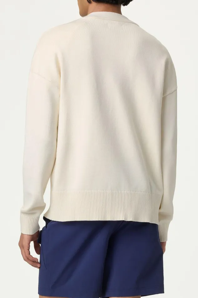 Coats and Jackets Women Fila Baseline Cardigan 920 Gardenia Coats and Jackets Women Fila Baseline Cardigan 920 Gardenia