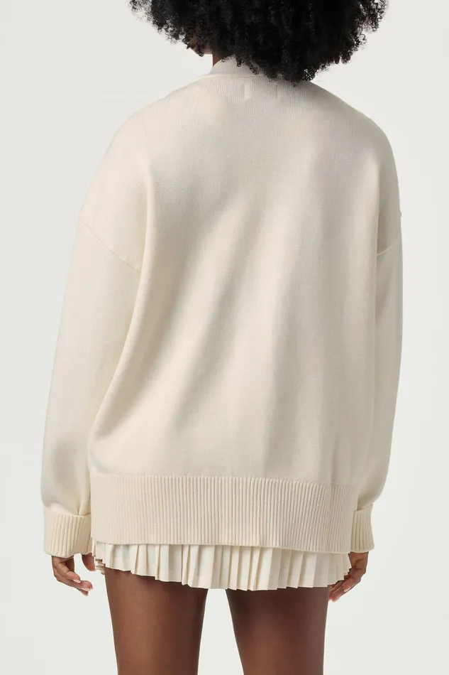 Coats and Jackets Women Fila Baseline Cardigan 920 Gardenia Coats and Jackets Women Fila Baseline Cardigan 920 Gardenia