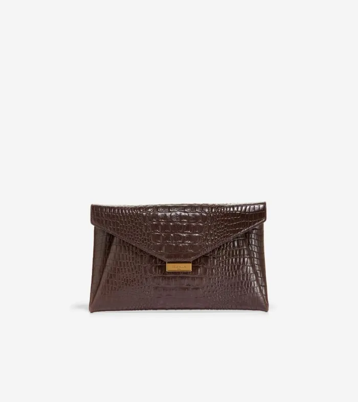 Cole Haan Bags and Backpacks Women Women039s Christena Envelope Clutch Brown