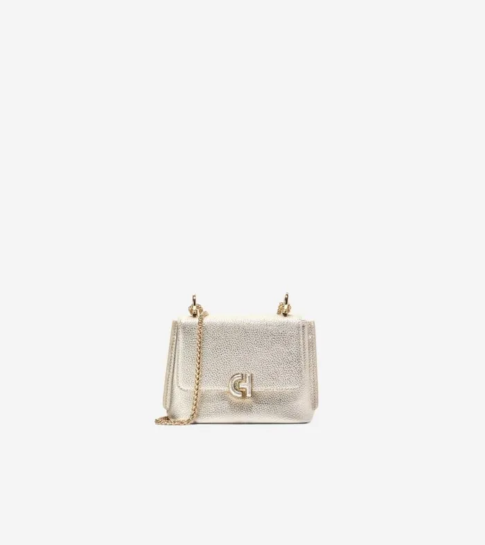 Cole Haan Bags and Backpacks Women Women039s Mini Convertible Chain Bag Gold