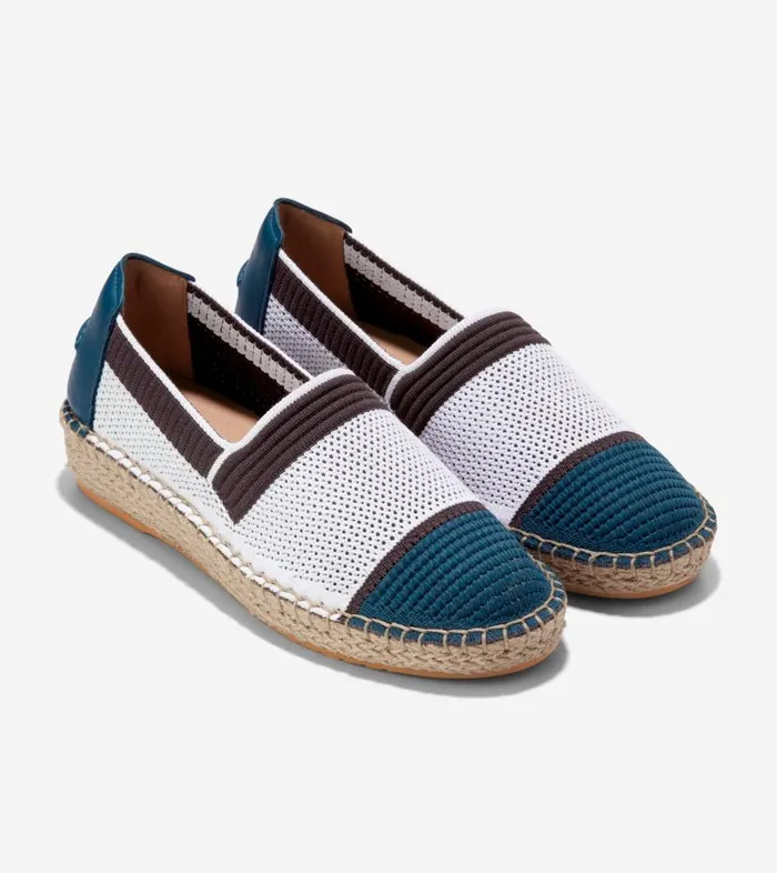 Cole Haan Loafers and Drivers Women Women039s CLOUDFEEL ESPADRILLE II White