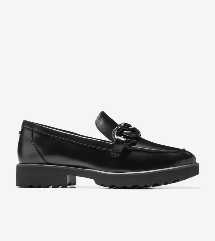 Cole Haan Loafers and Drivers Women Women039s Geneva Chain Loafer Black