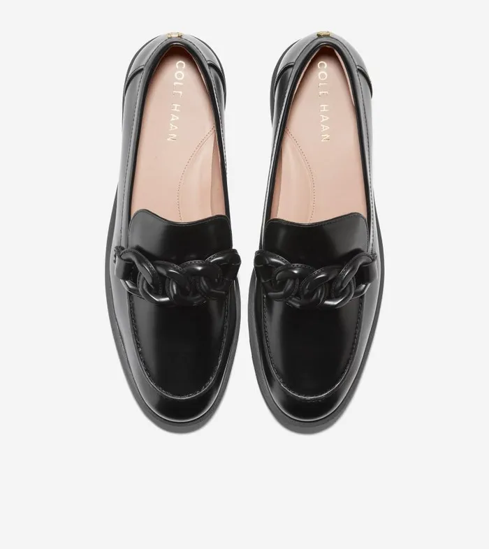 Cole Haan Loafers and Drivers Women Women039s Geneva Chain Loafer Black Cole Haan Loafers and Drivers Women Women039s Geneva Chain Loafer Black