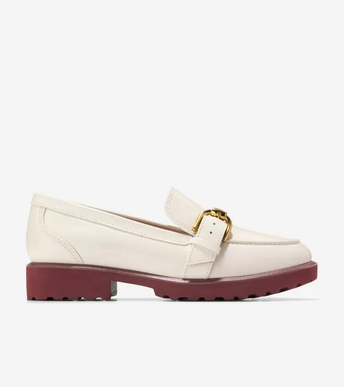 Cole Haan Loafers and Drivers Women Women039s Giana Buckle Loafers White