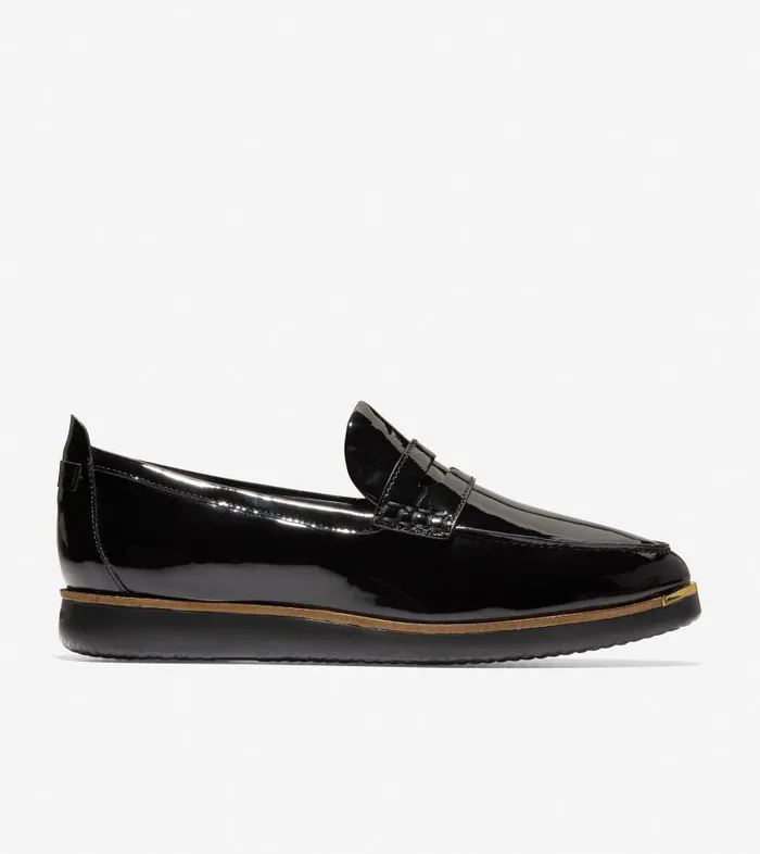 Cole Haan Loafers and Drivers Women Women039s Grand Ambition Tolly Penny Loafer Black
