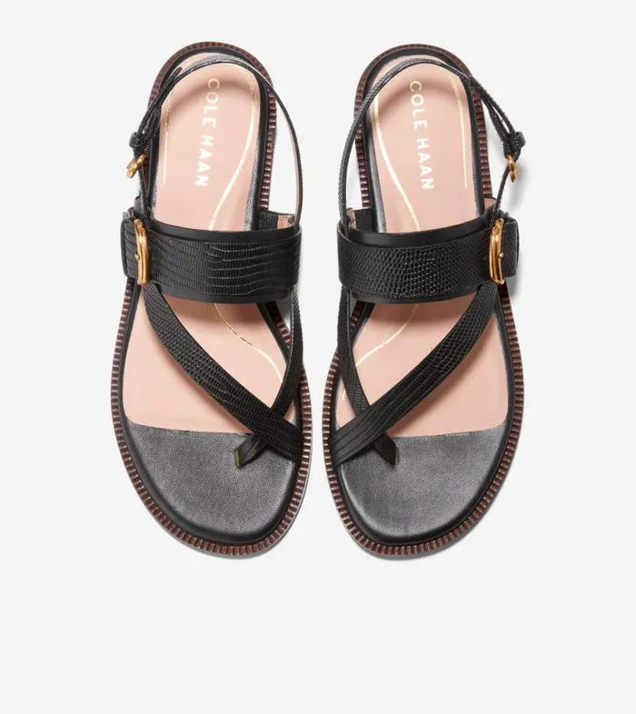 Cole Haan Sandals Women Women039s ANICA LUX BUCKLE SANDAL Black Cole Haan Sandals Women Women039s ANICA LUX BUCKLE SANDAL Black