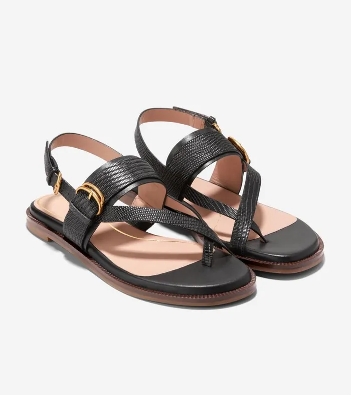 Cole Haan Sandals Women Women039s ANICA LUX BUCKLE SANDAL Black Cole Haan Sandals Women Women039s ANICA LUX BUCKLE SANDAL Black