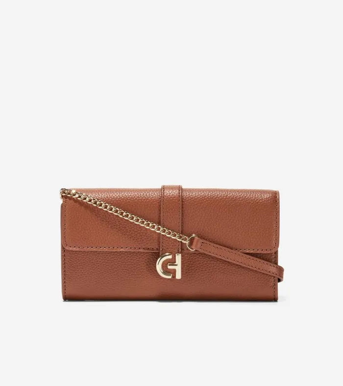 Cole Haan Wallets and Card Cases Women Women039s Wallet On A Chain Orange