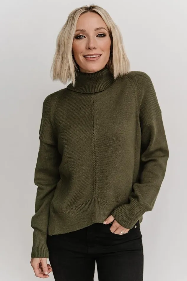 Collins Knit Sweater Olive Women Baltic Born Sweaters Collins Knit Sweater Olive Women Baltic Born Sweaters