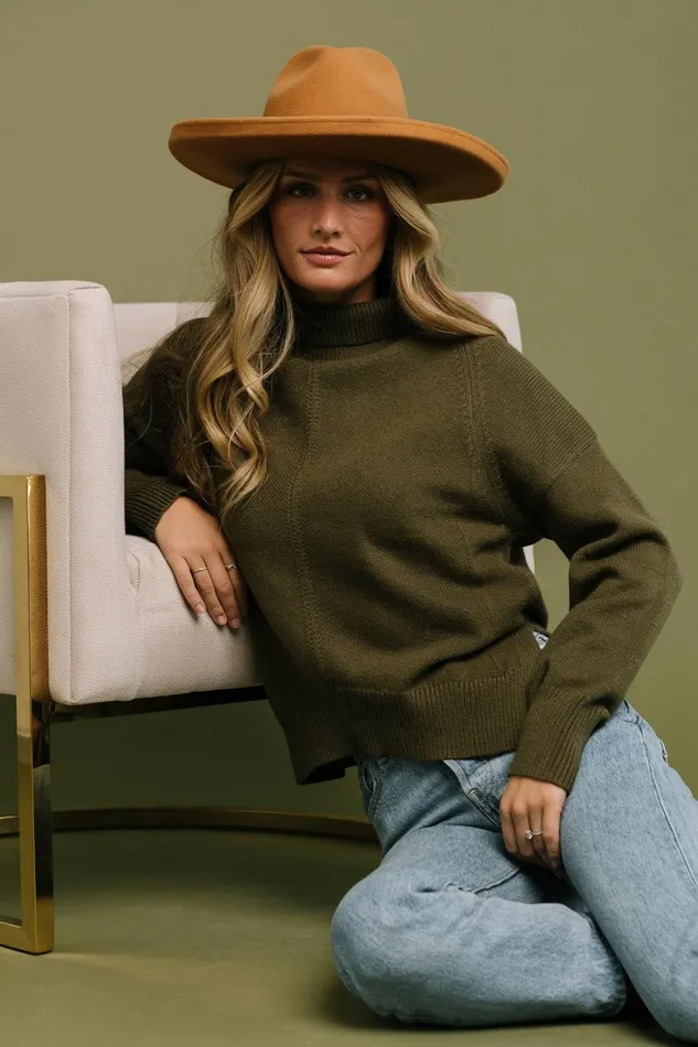 Collins Knit Sweater Olive Women Baltic Born Sweaters Collins Knit Sweater Olive Women Baltic Born Sweaters