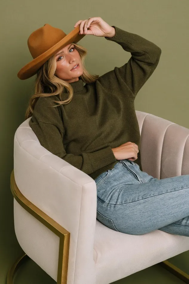 Collins Knit Sweater Olive Women Baltic Born Sweaters Collins Knit Sweater Olive Women Baltic Born Sweaters