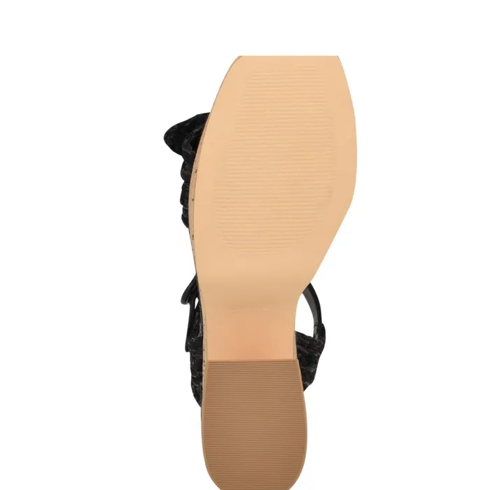 Comiele Platform Sandals Black Raffia Women Nine West Wedges Comiele Platform Sandals Black Raffia Women Nine West Wedges