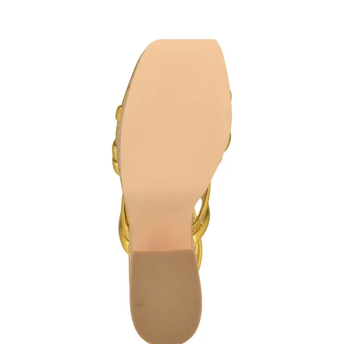 Corke Platform Wedge Strappy Sandals Yellow Women Nine West Sandals Corke Platform Wedge Strappy Sandals Yellow Women Nine West Sandals