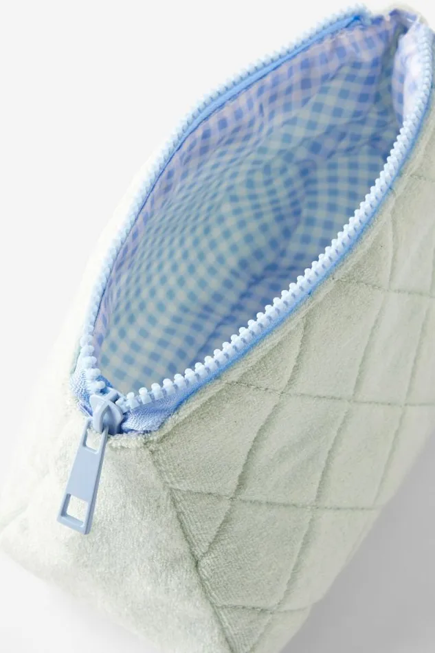 Cotton On AccessoriesandSlippers Body Make Up Bag Pale Mint Terry 8211 Women