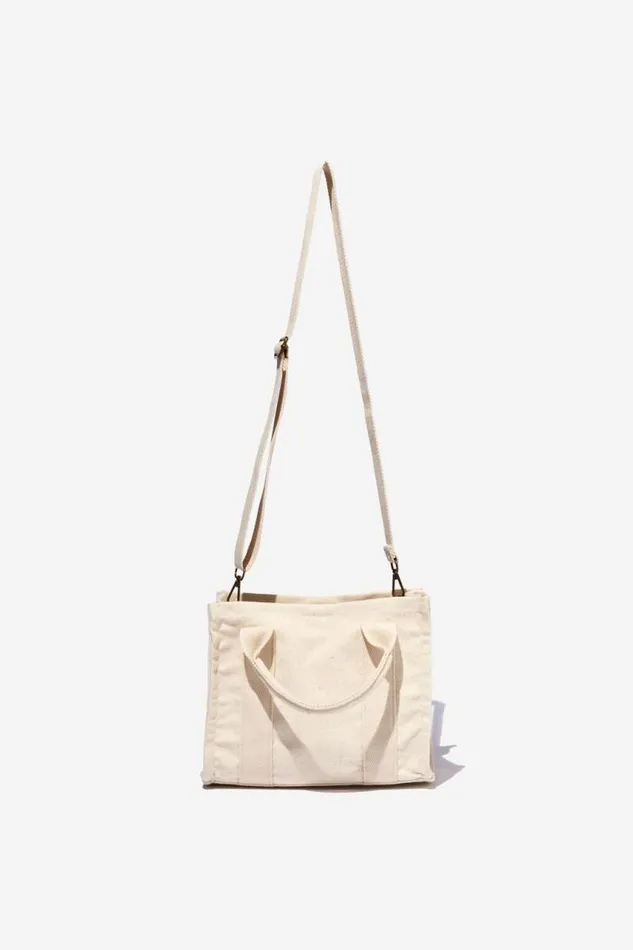 Cotton On BagsandBagCharms The Midi Stand By Tote Natural 8211 Women