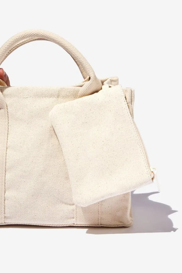 Cotton On BagsandBagCharms The Midi Stand By Tote Natural 8211 Women