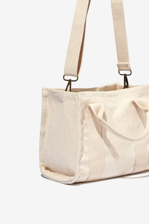 Cotton On BagsandBagCharms The Midi Stand By Tote Natural 8211 Women