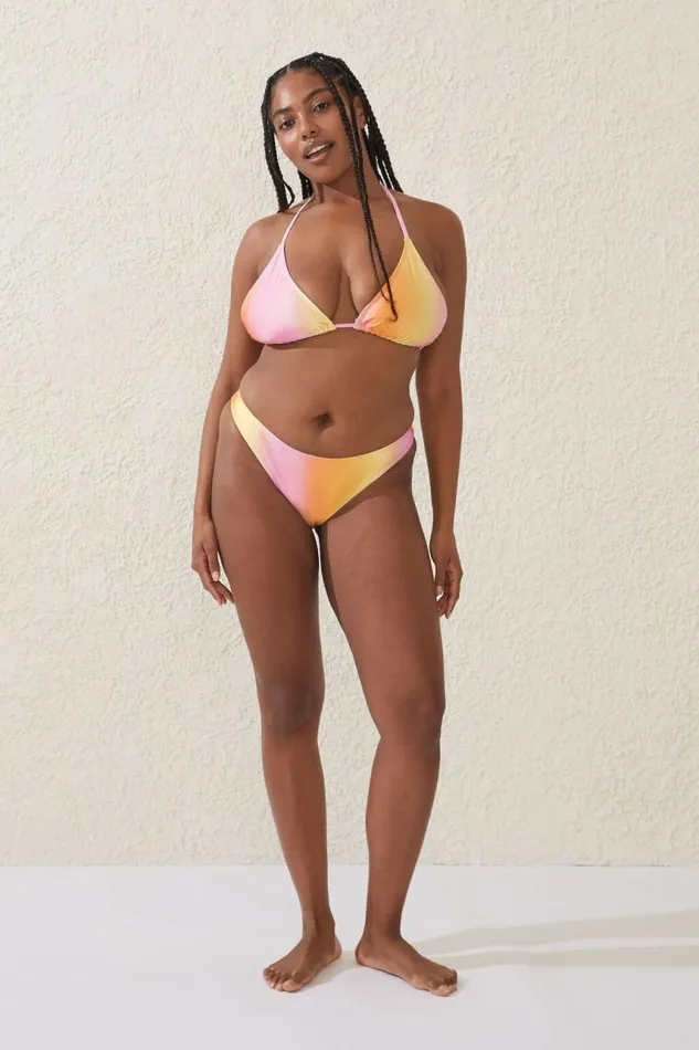 Cotton On Bikinis High Side Brazilian Seam Bikini Bottom Charlie Ombre Pink Shimmer 8211 Women Cotton On Bikinis High Side Brazilian Seam Bikini Bottom Charlie Ombre Pink Shimmer 8211 Women