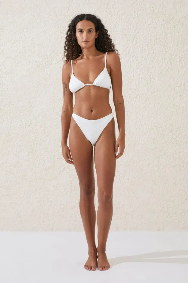 Cotton On Bikinis Refined High Side Brazilian Bikini Bottom Creamlace 8211 Women