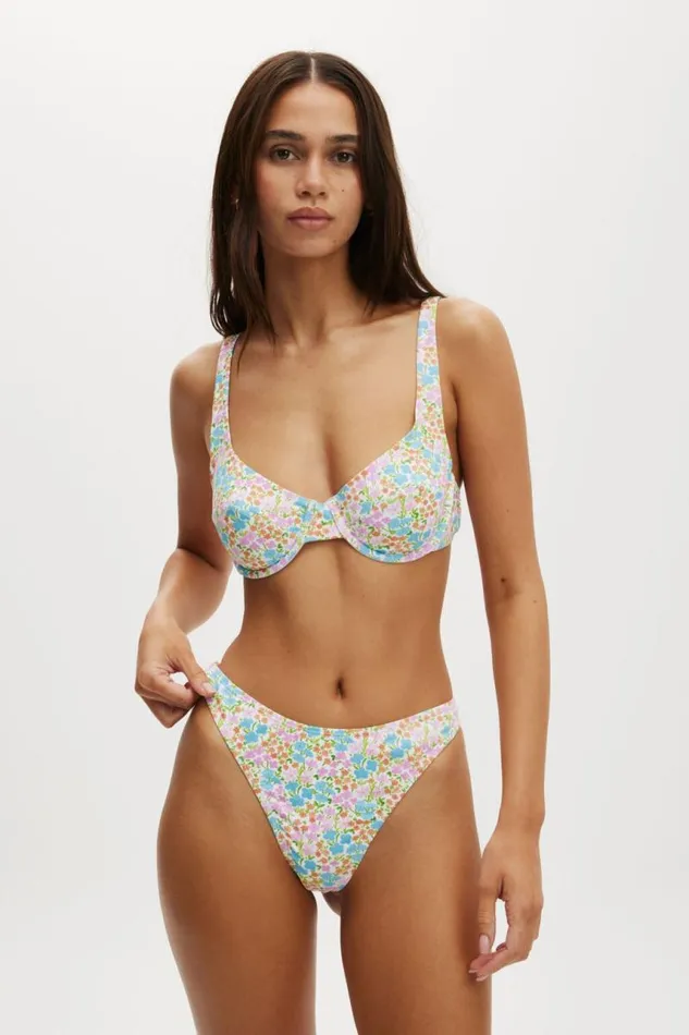 Cotton On Bikinis Refined High Side Thong Bikini Bottom Gina Floral 8211 Women Cotton On Bikinis Refined High Side Thong Bikini Bottom Gina Floral 8211 Women