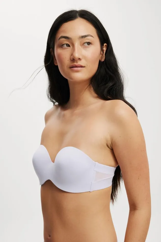 Cotton On Bras Everyday Strapless Lightly Lined TShirt Bra Washed Thistle 8211 Women Cotton On Bras Everyday Strapless Lightly Lined TShirt Bra Washed Thistle 8211 Women