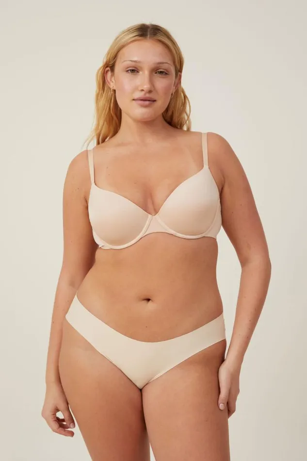 Cotton On Bras Ultimate Comfort TShirt Bra Frappe 8211 Women