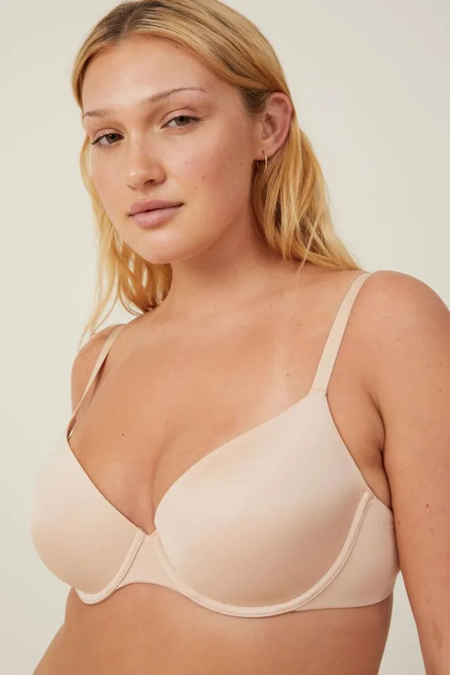 Cotton On Bras Ultimate Comfort TShirt Bra Frappe 8211 Women Cotton On Bras Ultimate Comfort TShirt Bra Frappe 8211 Women