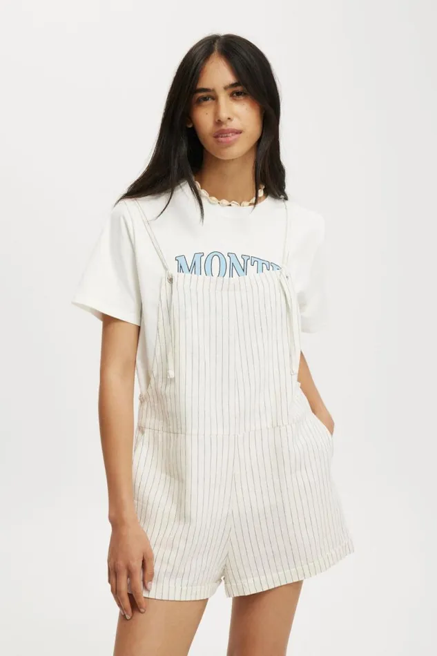 Cotton On Dresses Addison Beach Playsuit Dhana Pinstripe 8211 Women