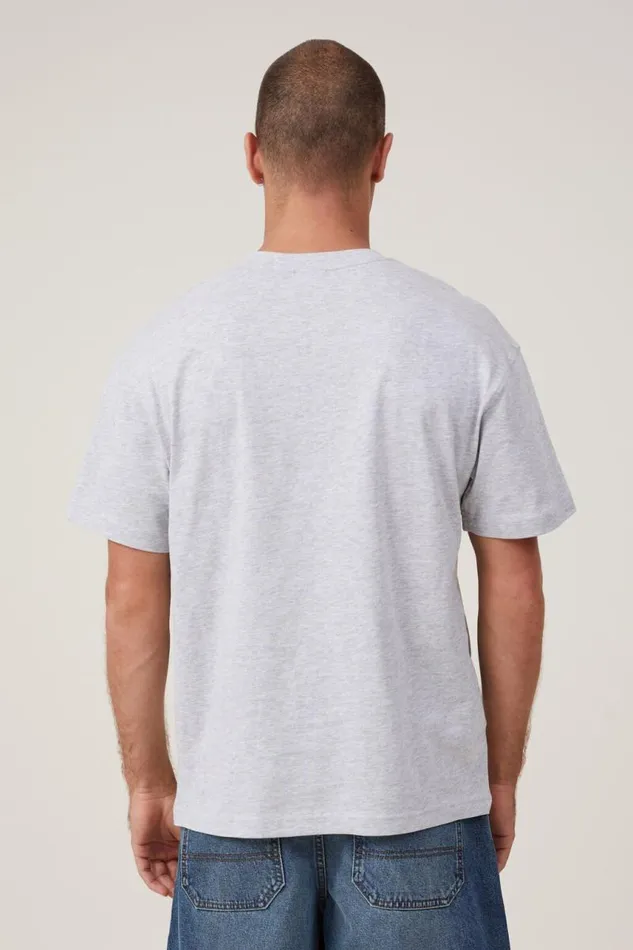 Cotton On Graphic TShirts Loose Fit College TShirt Light Grey Marle Boston Ath 8211 Men Cotton On Graphic TShirts Loose Fit College TShirt Light Grey Marle Boston Ath 8211 Men
