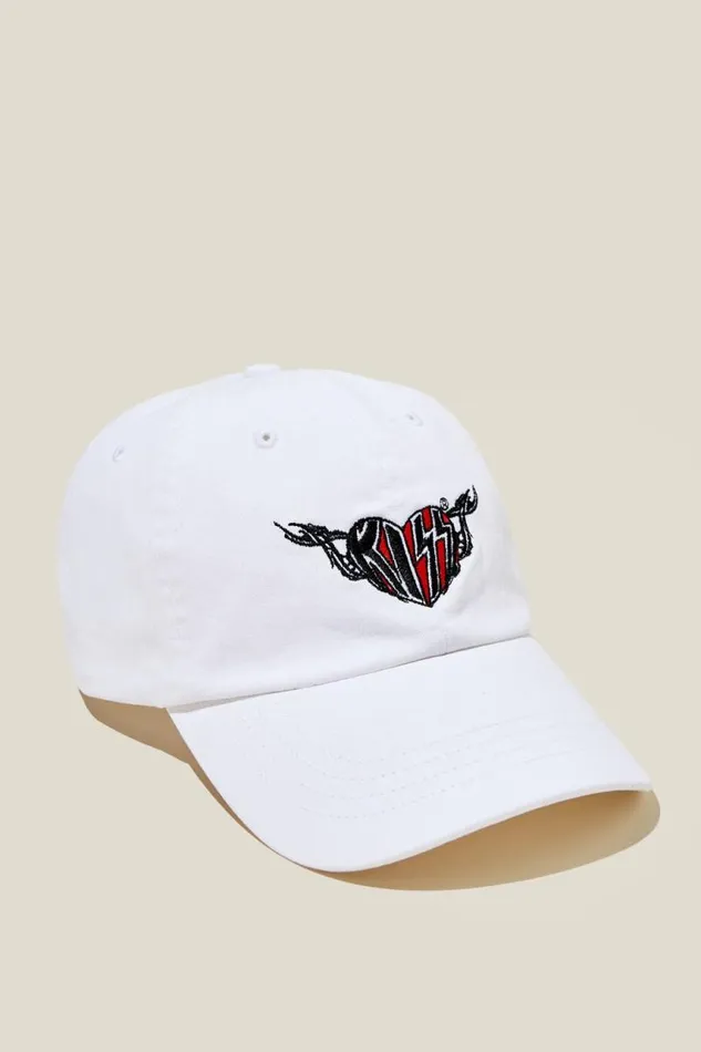 Cotton On Hats and Beanies Special Edition Dad Hat Lcn Bra Whitekiss Heart 8211 Men