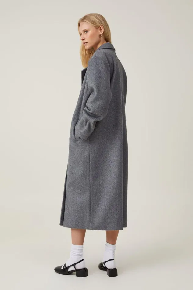 Cotton On Jackets Harrison Coat Shadow Grey 8211 Women