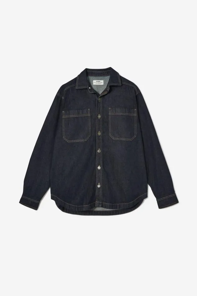 Cotton On Jackets Oversized Denim Shirt Indigo 8211 Women