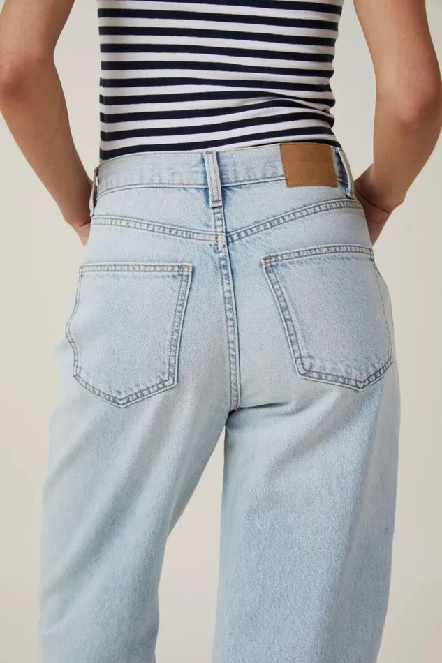 Cotton On Jeans Loose Straight Jean Pearl Blue 8211 Women Cotton On Jeans Loose Straight Jean Pearl Blue 8211 Women