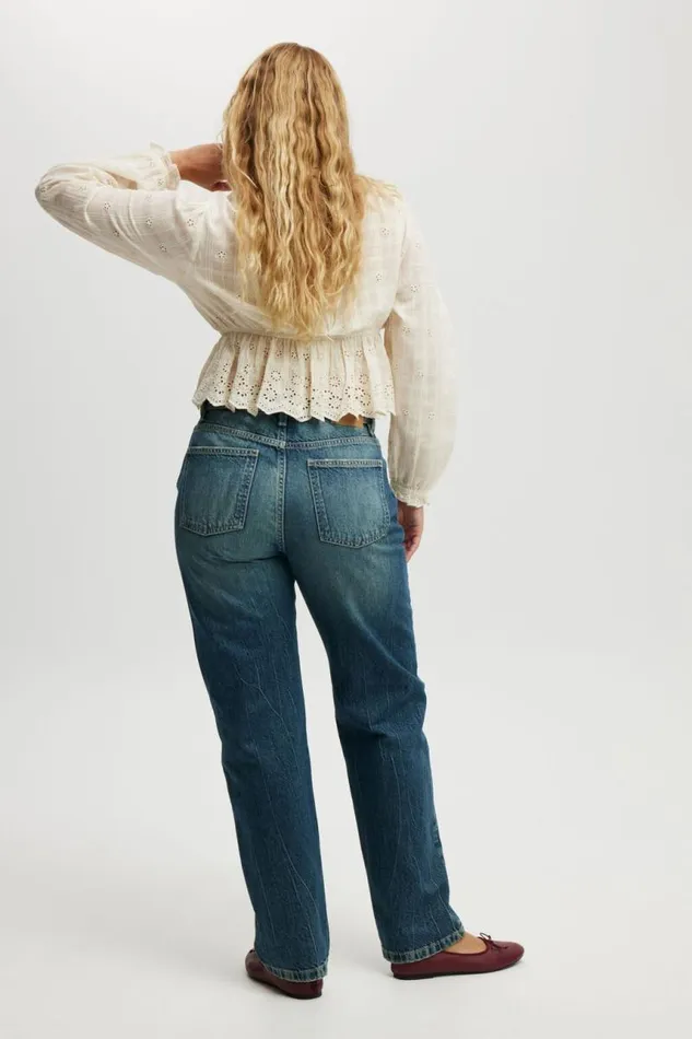 Cotton On Jeans Original Straight Jean Blue Dusk 8211 Women Cotton On Jeans Original Straight Jean Blue Dusk 8211 Women