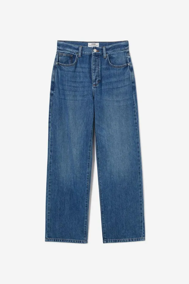 Cotton On Jeans Relaxed Wide Jean Bottle Blue 8211 Women Cotton On Jeans Relaxed Wide Jean Bottle Blue 8211 Women