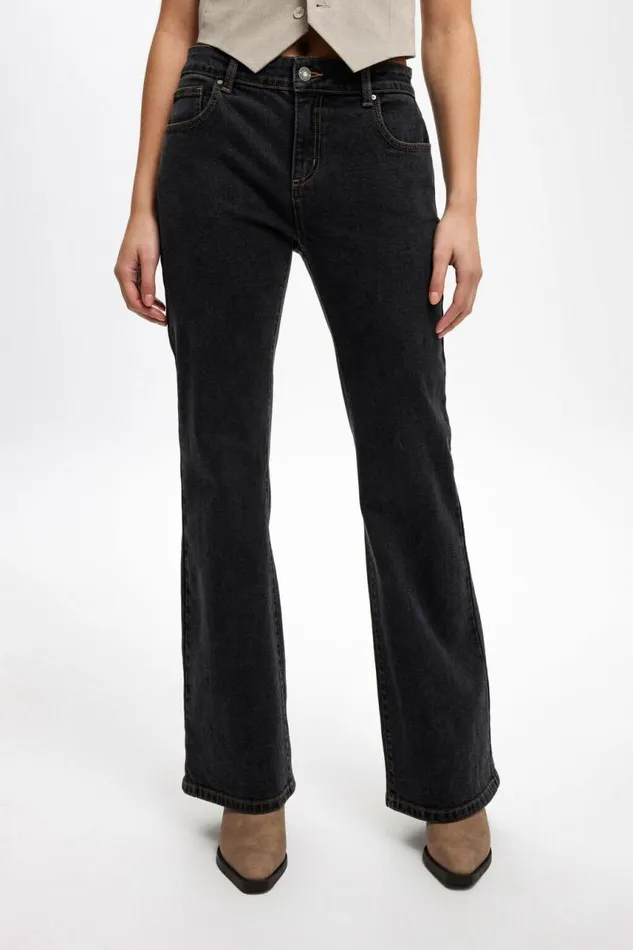 Cotton On Jeans Stretch Bootcut Flare Jean Smokey Black 8211 Women Cotton On Jeans Stretch Bootcut Flare Jean Smokey Black 8211 Women