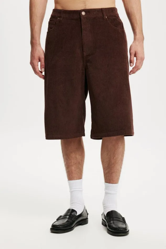 Cotton On Jeans Super Baggy Short Chocolate Cord 8211 Men Cotton On Jeans Super Baggy Short Chocolate Cord 8211 Men