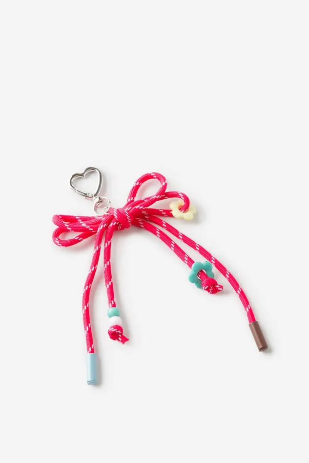 Cotton On Jewelry Bag Charm Rope Bow Raspberry 8211 Women