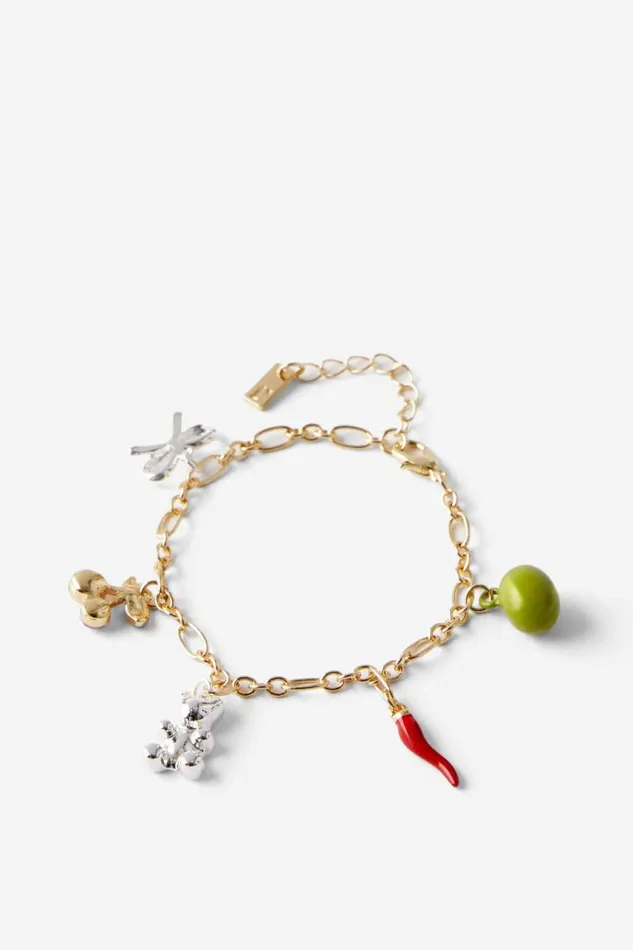 Cotton On Jewelry Single Bracelet Up Fruity Charm Gold 8211 Women