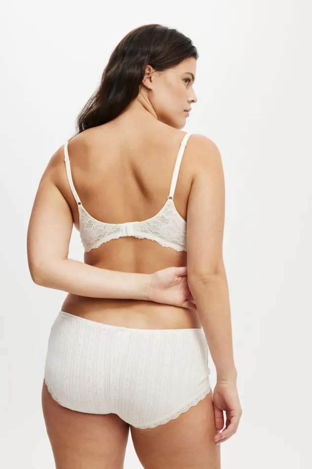 Cotton On Panties Organic Cotton Lace Boyshort Brief Butterscotch Marle Pointelle 8211 Women Cotton On Panties Organic Cotton Lace Boyshort Brief Butterscotch Marle Pointelle 8211 Women