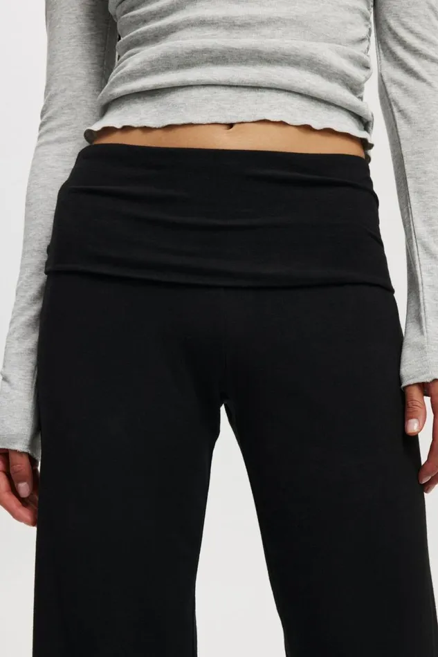 Cotton On Pants Bella Straight Leg Pant Black 8211 Women