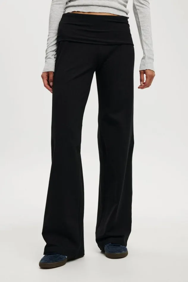 Cotton On Pants Bella Straight Leg Pant Black 8211 Women