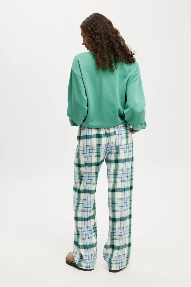 Cotton On Pants Flannel Boyfriend Boxer Pant Remmi Checkwhitechambraygreen 8211 Women Cotton On Pants Flannel Boyfriend Boxer Pant Remmi Checkwhitechambraygreen 8211 Women