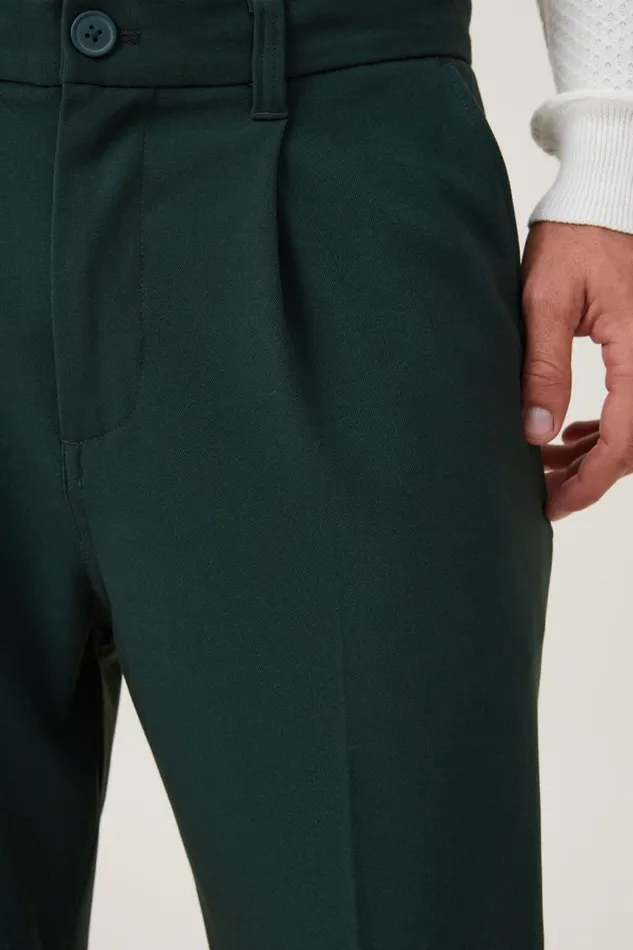 Cotton On Pants Relaxed Pleated Pant Deep Teal 8211 Men Cotton On Pants Relaxed Pleated Pant Deep Teal 8211 Men