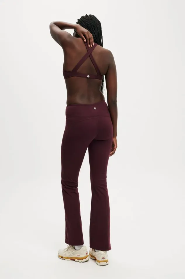 Cotton On Pants Ultra Soft Studio Flare Dark Oak 8211 Women