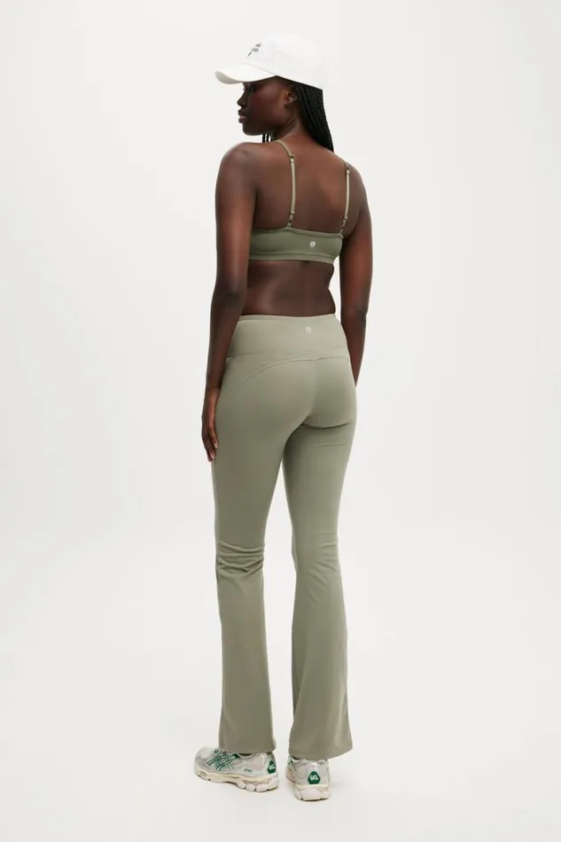 Cotton On Pants Ultra Soft Studio Flare Dusty Khaki 8211 Women