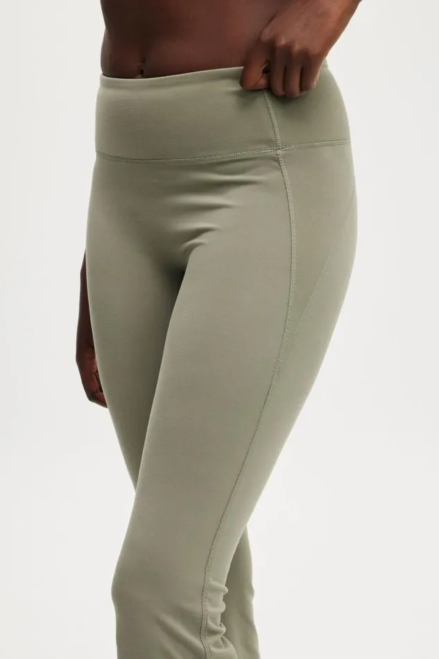 Cotton On Pants Ultra Soft Studio Flare Dusty Khaki 8211 Women